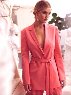 BCBGMaxAzria Coral Belted Blazer